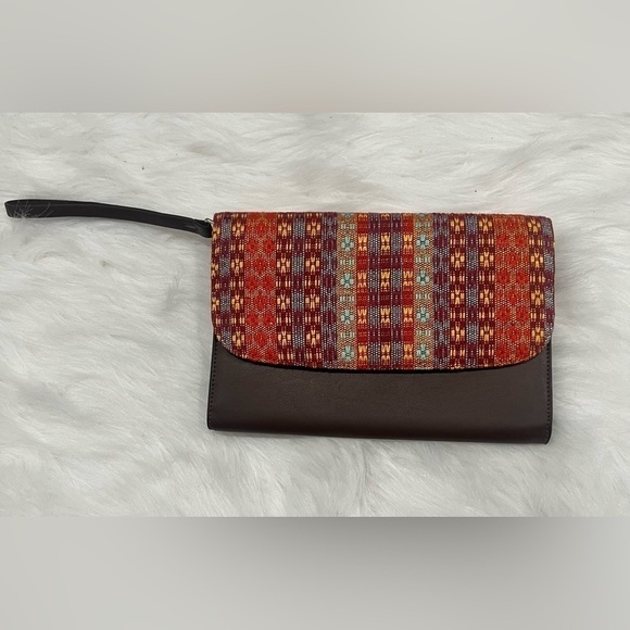 NWOT Elefante & Boa - Colorful Patterned Clutch Bag - Picture 3 of 7